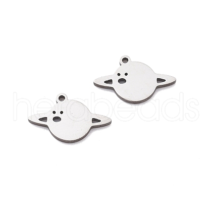 201 Stainless Steel Charms STAS-V001-17-1
