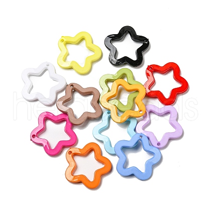 Opaque Acrylic Pendants PACR-C006-23-1
