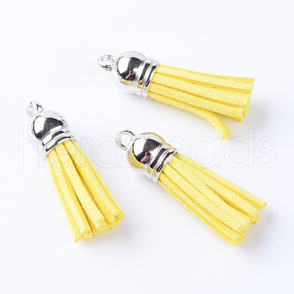 Faux Suede Tassel Pendant Decorations X-FIND-T002-A17-1