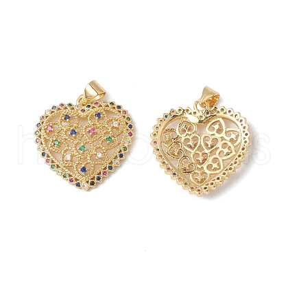 Rack Plating Brass Pendants KK-D087-23G-1
