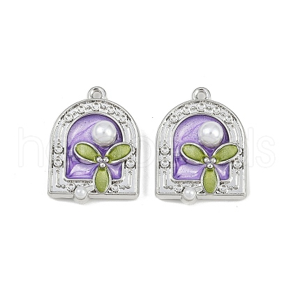 Alloy Enamel Pendants PALLOY-P311-01F-P-1