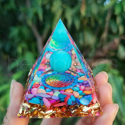 Orgonite Pyramid Resin Energy Generators PW-WG03459-02-1