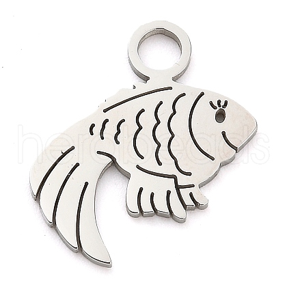 Anti-Tarnish 304 Stainless Steel Pendants STAS-R134-07P-1