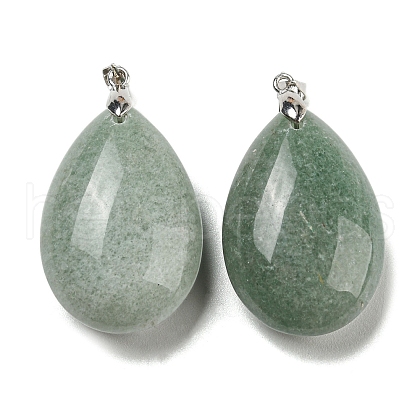 Natural Green Aventurine Pendants G-H291-02P-03-1