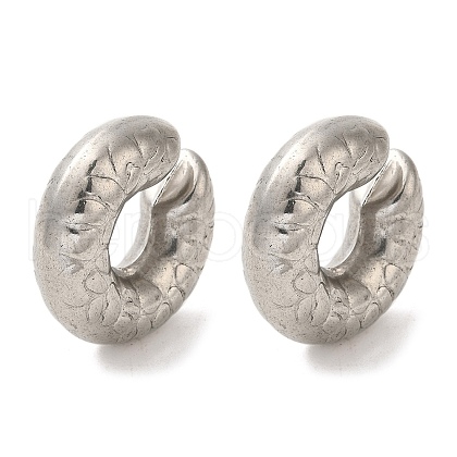 Non-Tarnish 304 Stainless Steel Ear Cuff Findings STAS-O006-07B-P-1