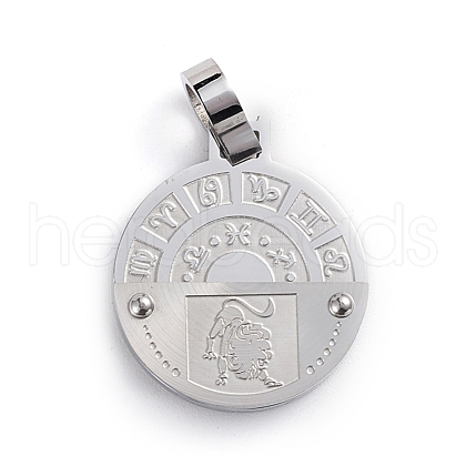 Non-Tarnish 304 Stainless Steel Pendants STAS-I143-07P-09-1