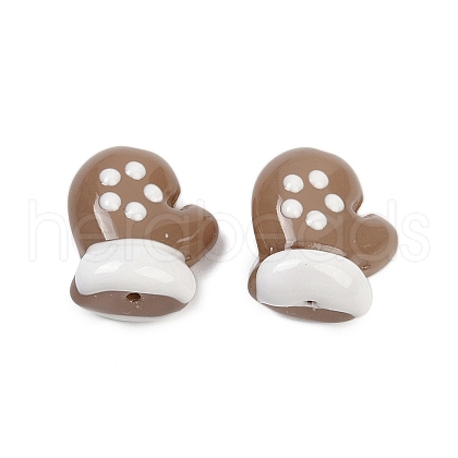 Handmade Lampwork Enamel Beads LAMP-R004-07H-1