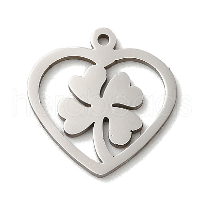 Non-Tarnish 201 Stainless Steel Pendants STAS-E206-06P-02-1