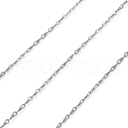 304 Stainless Steel Teardrop Link Chains CHS-A016-51P-A-1