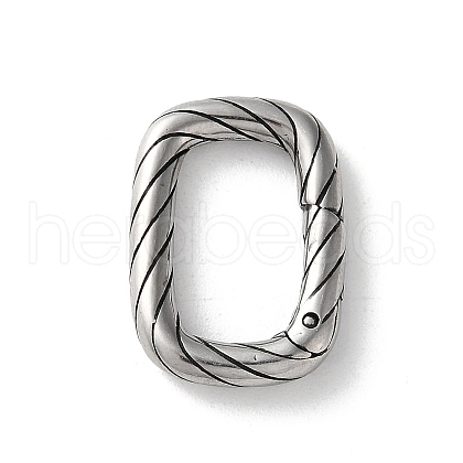 316 Stainless Steel Spring Gate Rings STAS-D303-04P-1