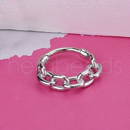 316L Stainless Steel Hoop Nose Rings WGEE114-06-1