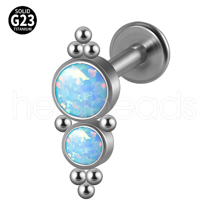 G23 Titanium Threadless Labrets WG33C7B-99-1