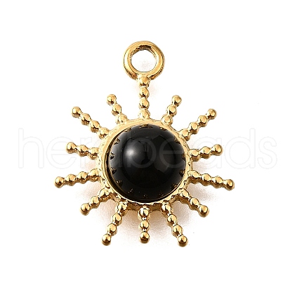 Natural Obsidian Pendants STAS-A114-01G-01-1