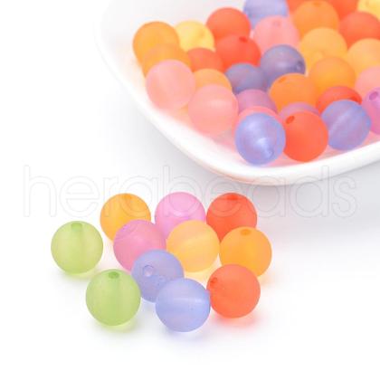 Round Transparent Acrylic Beads PL705M-1