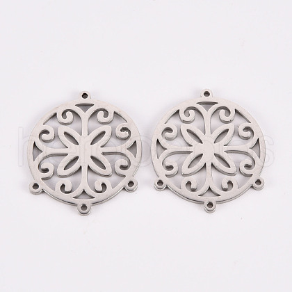 Tarnish Resistant 304 Stainless Steel Chandelier Component Links STAS-Q242-027-1