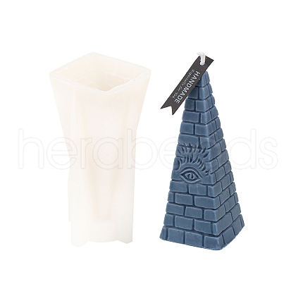 Triangle with Eye Silicone Statue Candle Molds SIMO-C015-02-1