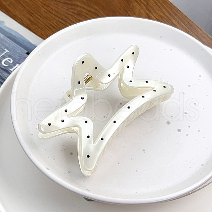Lovely Polka dots PVC Claw Hair Clips PHAR-S001-02D-1