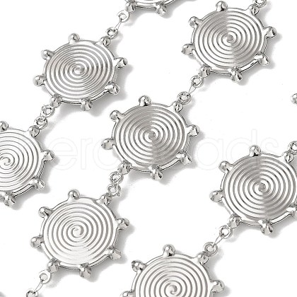 304 Stainless Steel Vortex Link Chains CHS-Z004-28P-1
