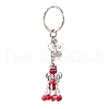 Glass Beaded Keychains KEYC-MZ00031-03-2