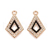 Alloy Enamel Pendants PALLOY-N176-93KCG-1