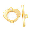 Brass Toggle Clasps KK-A223-10G-2