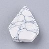 Synthetic Howlite Pendants G-L564-002-B03-2