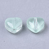 Transparent Spray Painted Glass Beads GLAA-N035-02-A05-2