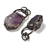 Natural Amethyst Big Pendants G-A221-06-2
