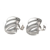 304 Stainless Steel Rectangle Stud Earrings for Wome EJEW-S237-03-1