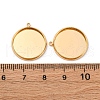 Brass Pendant Cabochon Settings KK-F898-20E-G-3