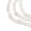 Natural Quartz Crystal Beads Strands G-RM25319-A01-4x4mm-5