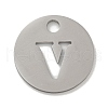 Non-Tarnish 304 Stainless Steel Pendants STAS-F233-M-P01-A-V-1