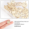 SUNNYCLUE 16Pcs 8 Styles Alloy Pendants PALLOY-SC0003-77G-3