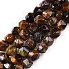Natural Tiger Eye Beads Strands G-T138-227-4