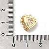 Brass Micro Pave Cubic Zirconia Pendants KK-U061-03G-3