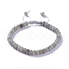 Adjustable Nylon Cord Braided Bead Bracelets BJEW-F369-B02-1