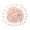 White Opaque Acrylic Beads MACR-YW0001-20A-1
