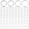 CREATCABIN 140Pcs 4 Styles 925 Sterling Silver Open Jump Rings STER-CN0001-40-1