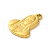 201 Stainless Steel Pendants STAS-Q015-01G-2