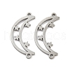 Tarnish Resistant 304 Stainless Steel Connector Charms STAS-P344-09P-1