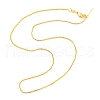 Brass Box Chains Necklaces KK-A191-02G-1