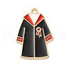 Graduation Season Theme Alloy Enamel Pendants ENAM-R147-09D-G-1