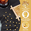 HOBBIESAY 100Pcs Electroplated Non-magnetic Synthetic Hematite Beads G-HY0001-66-5
