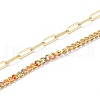 Chain Necklaces NJEW-JN03229-04-3