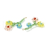Glass Beaded Pendants GLAA-C028-05B-3