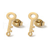 Ion Plating(IP) 304 Stainless Steel Stud Earring Findings STAS-I206-73G-1