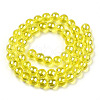 Electroplate Transparent Glass Beads Strands GLAA-T032-T8mm-AB12-3