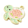 Alloy Enamel Pendants X-ENAM-R146-02B-2