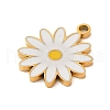 Ion Plating(IP) 304 Stainless Steel Enamel Pendants X-STAS-Q301-09G-2