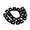 Dyed & Heated Natural Black Agate Beads Strands G-N342-102C-3